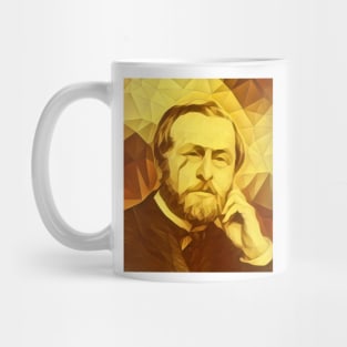 Hippolyte Taine Golden Portrait | Hippolyte Taine Artwork 9 Mug